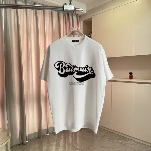 Wholesale Balmain T-Shirts Short Sleeved For Unisex #1411946 $45.00 USD, Wholesale Quality Replica Balmain T-Shirts