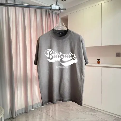 Wholesale Balmain T-Shirts Short Sleeved For Unisex #1411948 $45.00 USD, Wholesale Quality Replica Balmain T-Shirts