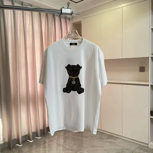 Wholesale Fendi T-Shirts Short Sleeved For Unisex #1411968 $45.00 USD, Wholesale Quality Replica Fendi T-Shirts