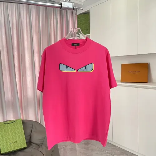 Wholesale Fendi T-Shirts Short Sleeved For Unisex #1411971 $42.00 USD, Wholesale Quality Replica Fendi T-Shirts