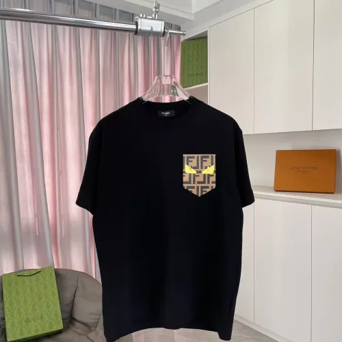 Wholesale Fendi T-Shirts Short Sleeved For Unisex #1411977 $42.00 USD, Wholesale Quality Replica Fendi T-Shirts