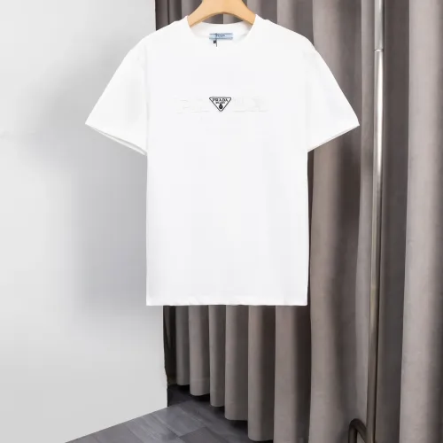 Wholesale Prada T-Shirts Short Sleeved For Men #1412061 $36.00 USD, Wholesale Quality Replica Prada T-Shirts