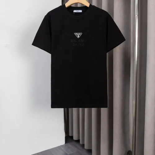 Wholesale Prada T-Shirts Short Sleeved For Men #1412062 $36.00 USD, Wholesale Quality Replica Prada T-Shirts