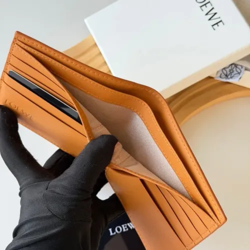 Replica LOEWE Wallet For Men #1412064 $56.00 USD for Wholesale