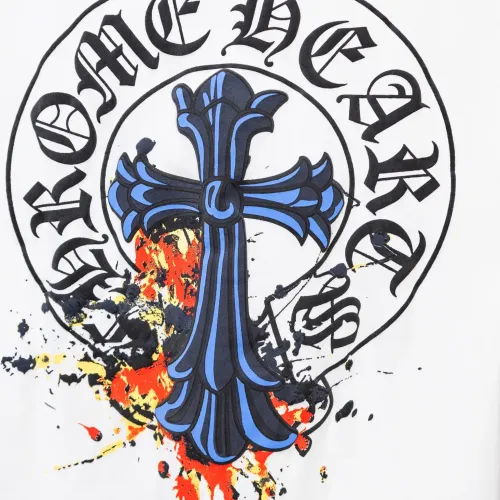 Replica Chrome Hearts T-Shirts Short Sleeved For Men #1412124 $36.00 USD for Wholesale
