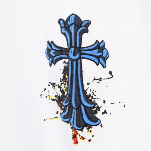 Replica Chrome Hearts T-Shirts Short Sleeved For Men #1412124 $36.00 USD for Wholesale