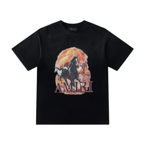 Wholesale Amiri T-Shirts Short Sleeved For Unisex #1412151 $42.00 USD, Wholesale Quality Replica Amiri T-Shirts