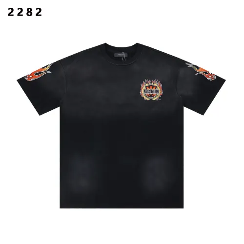 Wholesale Amiri T-Shirts Short Sleeved For Unisex #1412154 $34.00 USD, Wholesale Quality Replica Amiri T-Shirts