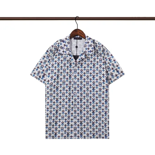 Wholesale Louis Vuitton LV Shirts Short Sleeved For Men #1412160 $36.00 USD, Wholesale Quality Replica Louis Vuitton LV Shirts