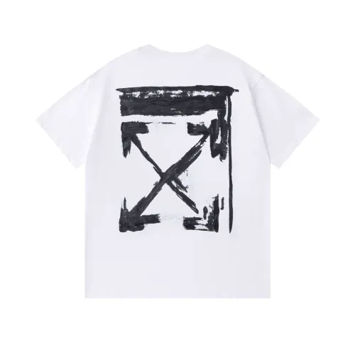 Wholesale Off-White T-Shirts Short Sleeved For Unisex #1412161 $32.00 USD, Wholesale Quality Replica Off-White T-Shirts