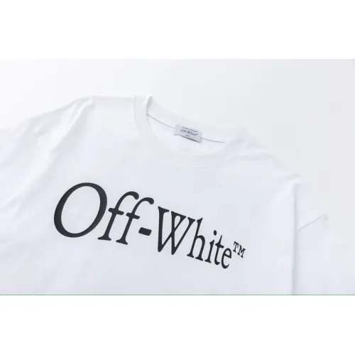 Replica Off-White T-Shirts Short Sleeved For Unisex #1412163 $32.00 USD for Wholesale