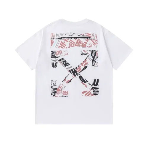 Wholesale Off-White T-Shirts Short Sleeved For Unisex #1412165 $32.00 USD, Wholesale Quality Replica Off-White T-Shirts