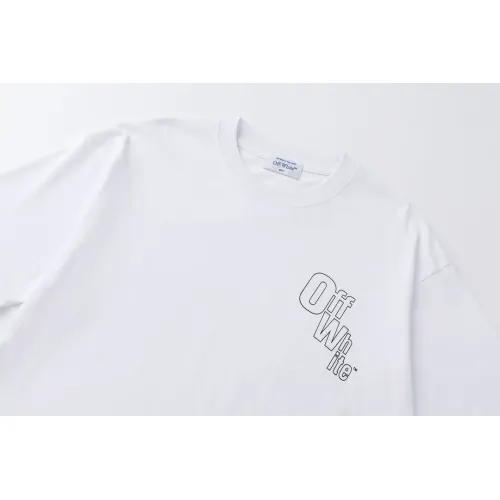 Replica Off-White T-Shirts Short Sleeved For Unisex #1412167 $32.00 USD for Wholesale