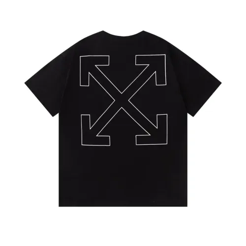 Wholesale Off-White T-Shirts Short Sleeved For Unisex #1412168 $32.00 USD, Wholesale Quality Replica Off-White T-Shirts