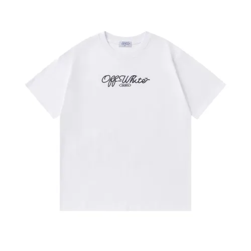 Replica Off-White T-Shirts Short Sleeved For Unisex #1412169 $32.00 USD for Wholesale