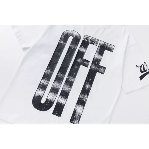 Replica Off-White T-Shirts Short Sleeved For Unisex #1412177 $34.00 USD for Wholesale