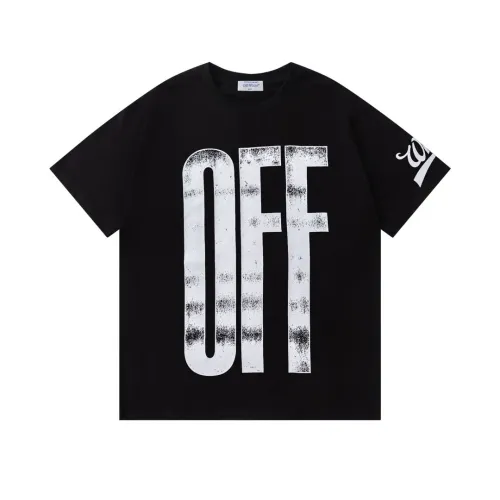 Wholesale Off-White T-Shirts Short Sleeved For Unisex #1412178 $34.00 USD, Wholesale Quality Replica Off-White T-Shirts