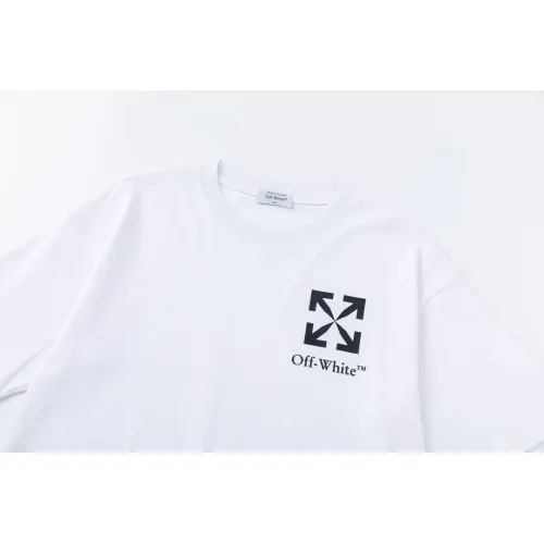 Replica Off-White T-Shirts Short Sleeved For Unisex #1412179 $32.00 USD for Wholesale