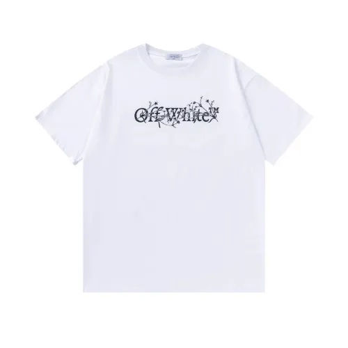 Wholesale Off-White T-Shirts Short Sleeved For Unisex #1412183 $32.00 USD, Wholesale Quality Replica Off-White T-Shirts