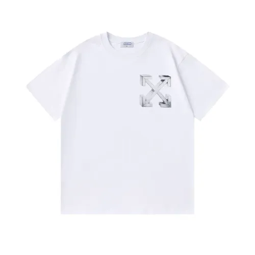Wholesale Off-White T-Shirts Short Sleeved For Unisex #1412187 $32.00 USD, Wholesale Quality Replica Off-White T-Shirts