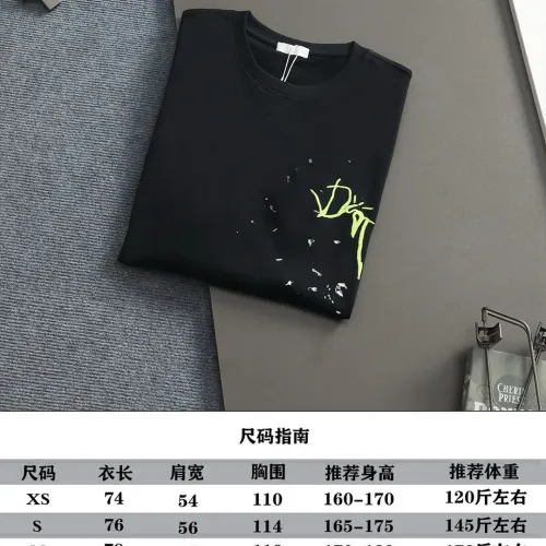 Replica Christian Dior T-Shirts Short Sleeved For Unisex #1412203 $40.00 USD for Wholesale