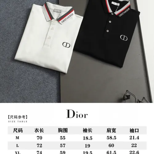 Replica Christian Dior T-Shirts Short Sleeved For Men #1412204 $48.00 USD for Wholesale