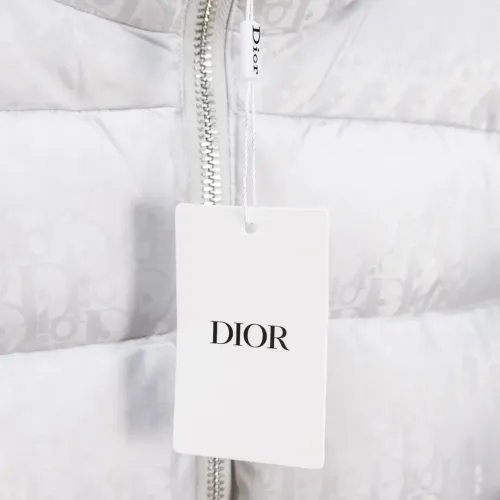 Replica Christian Dior Down Feather Coat Long Sleeved For Unisex #1412296 $112.00 USD for Wholesale