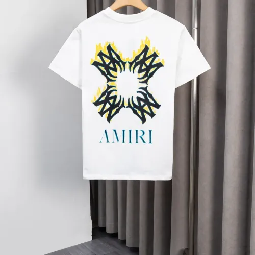 Wholesale Amiri T-Shirts Short Sleeved For Men #1412319 $36.00 USD, Wholesale Quality Replica Amiri T-Shirts