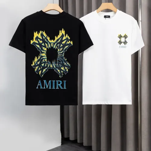 Replica Amiri T-Shirts Short Sleeved For Men #1412320 $36.00 USD for Wholesale