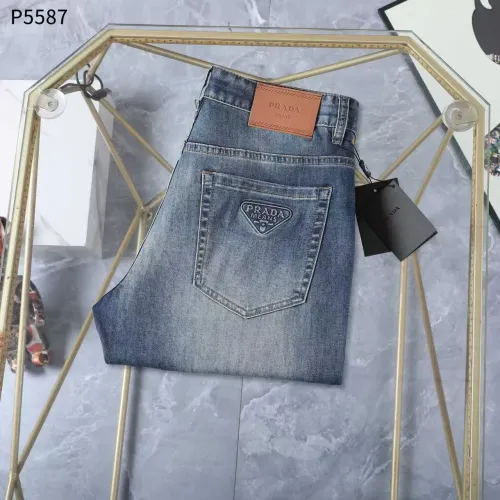Wholesale Prada Jeans For Men #1412454 $45.00 USD, Wholesale Quality Replica Prada Jeans