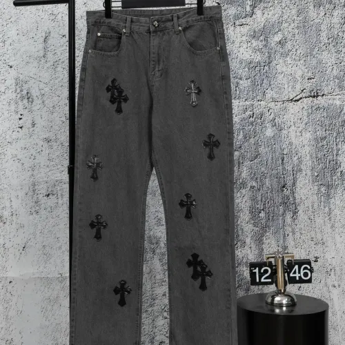 Wholesale Chrome Hearts Jeans For Men #1412460 $56.00 USD, Wholesale Quality Replica Chrome Hearts Jeans