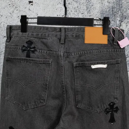 Replica Chrome Hearts Jeans For Men #1412460 $56.00 USD for Wholesale