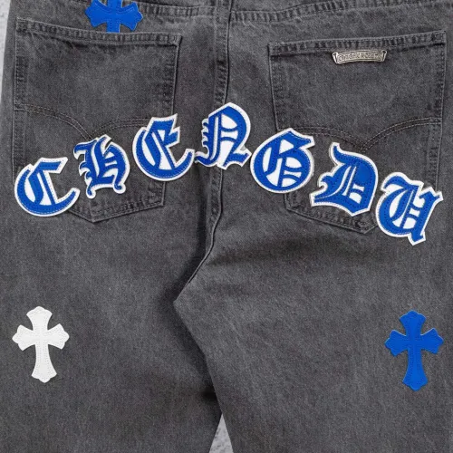 Replica Chrome Hearts Jeans For Men #1412466 $64.00 USD for Wholesale
