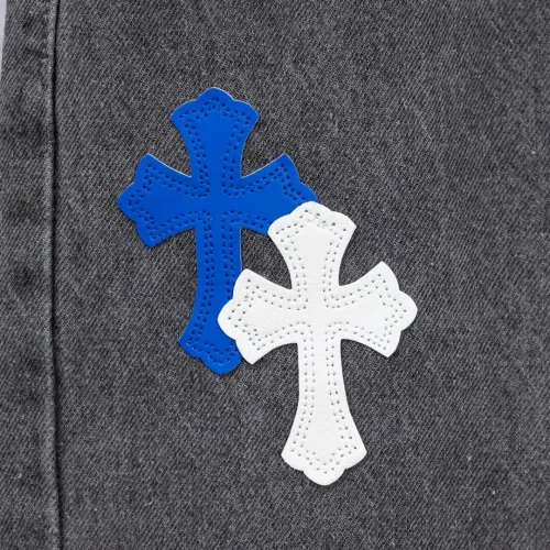 Replica Chrome Hearts Jeans For Men #1412466 $64.00 USD for Wholesale