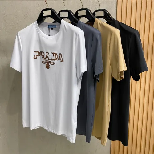 Replica Prada T-Shirts Short Sleeved For Men #1412487 $76.00 USD for Wholesale