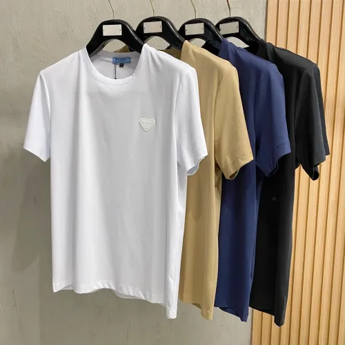 Replica Prada T-Shirts Short Sleeved For Men #1412508 $76.00 USD for Wholesale