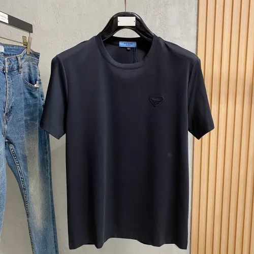 Wholesale Prada T-Shirts Short Sleeved For Men #1412511 $76.00 USD, Wholesale Quality Replica Prada T-Shirts