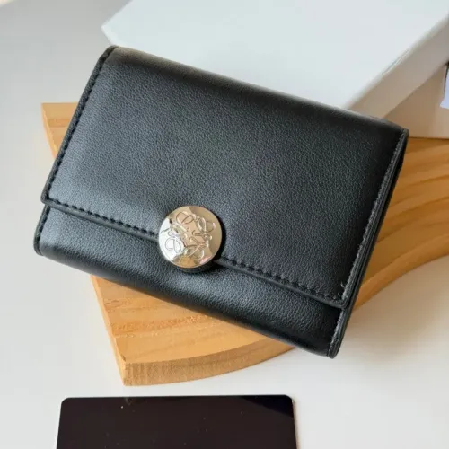 Wholesale LOEWE Wallet For Women #1412553 $56.00 USD, Wholesale Quality Replica LOEWE Wallet
