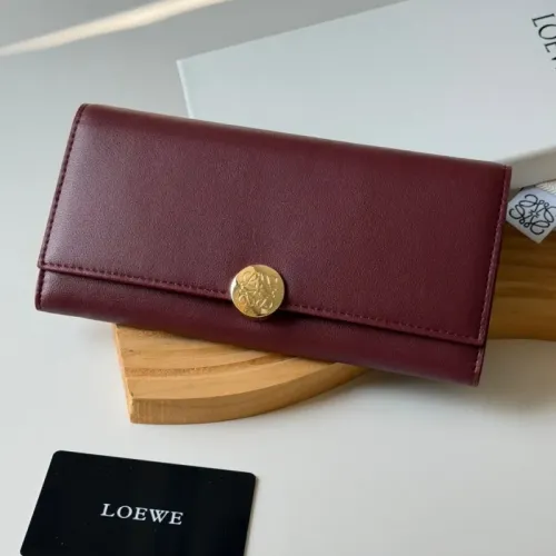 Wholesale LOEWE Long Wallet For Women #1412559 $60.00 USD, Wholesale Quality Replica LOEWE Wallet