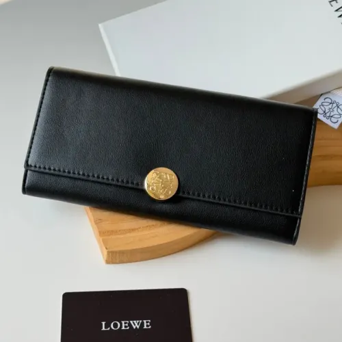 Wholesale LOEWE Long Wallet For Women #1412562 $60.00 USD, Wholesale Quality Replica LOEWE Wallet