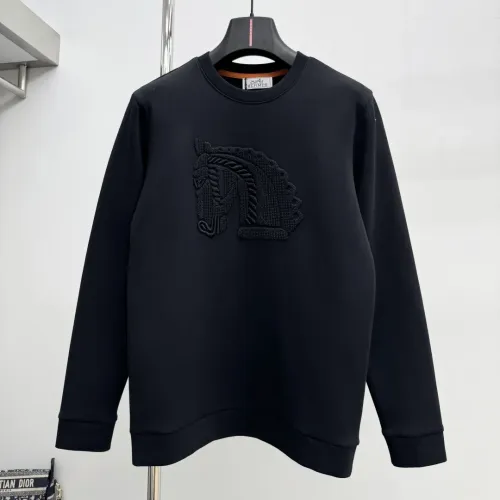 Wholesale Hermes Hoodies Long Sleeved For Men #1412580 $82.00 USD, Wholesale Quality Replica Hermes Hoodies