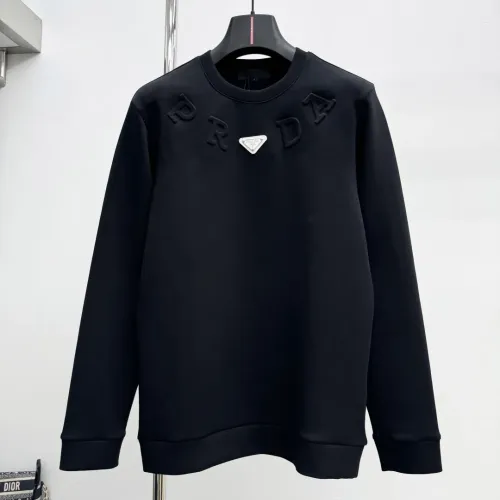 Wholesale Prada Hoodies Long Sleeved For Men #1412582 $82.00 USD, Wholesale Quality Replica Prada Hoodies