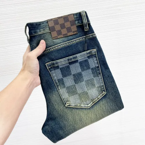 Wholesale Louis Vuitton LV Jeans For Men #1412628 $48.00 USD, Wholesale Quality Replica Louis Vuitton LV Jeans