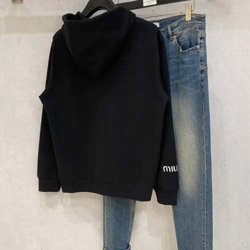 Replica MIU MIU Hoodies Long Sleeved For Men #1412656 $82.00 USD for Wholesale