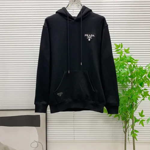 Wholesale Prada Hoodies Long Sleeved For Men #1412665 $85.00 USD, Wholesale Quality Replica Prada Hoodies