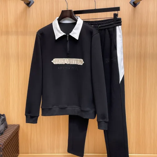 Wholesale Louis Vuitton LV Tracksuits Long Sleeved For Men #1412674 $128.00 USD, Wholesale Quality Replica Louis Vuitton LV Tracksuits