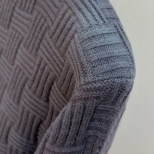 Replica Bottega Veneta BV Sweaters Long Sleeved For Men #1412683 $80.00 USD for Wholesale