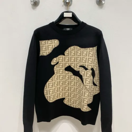 Wholesale Fendi Sweaters Long Sleeved For Men #1412712 $85.00 USD, Wholesale Quality Replica Fendi Sweaters