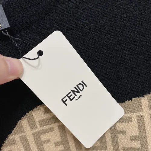 Replica Fendi Sweaters Long Sleeved For Men #1412712 $85.00 USD for Wholesale