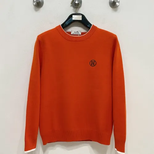 Wholesale Hermes Sweaters Long Sleeved For Men #1412714 $85.00 USD, Wholesale Quality Replica Hermes Sweaters